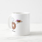 Freundlicher Krapfen-Koch Kaffeetasse (Vorderseite Links)