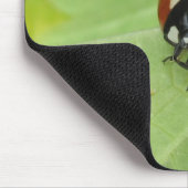 Freundlicher Marienkäfer Mousepad (Ecke)
