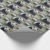 Freundlicher Riesenpanda Geschenkpapier (Ecke)