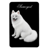 Freundlicher Samoyed Hund Premium Magnet (Vertikal)
