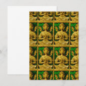 freundlicher sitzender Buddha (Vorne/Hinten)