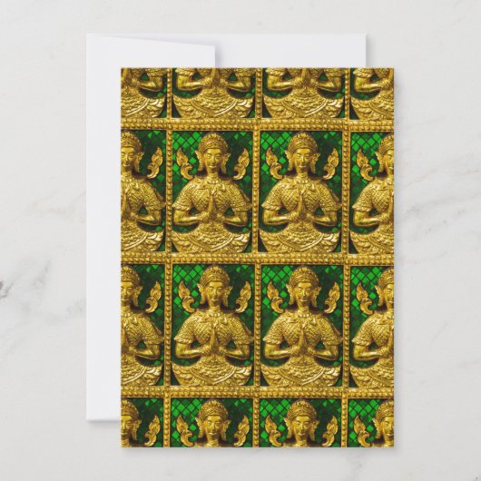 freundlicher sitzender Buddha (Vorderseite)