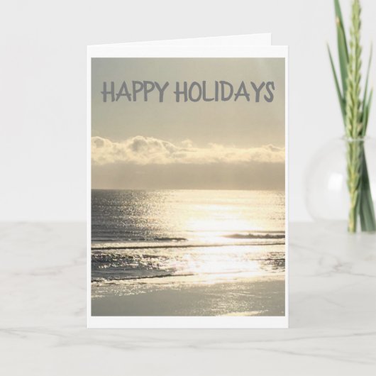 FREUNDLICHER URLAUB UND DENKEN AN "SIE" IN CHRISTM KARTE (Vorderseite)