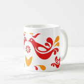 Freundlicher Vogel Kaffeetasse (VorderseiteRechts)