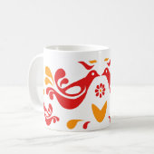 Freundlicher Vogel Kaffeetasse (Vorderseite Links)