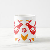 Freundlicher Vogel Kaffeetasse (Mittel)
