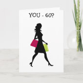 FREUNDLICHES ***60. BIRTHTAG*** KARTE (Vorderseite)