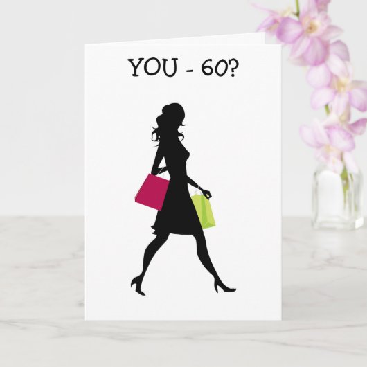 FREUNDLICHES ***60. BIRTHTAG*** KARTE (Orchidee)