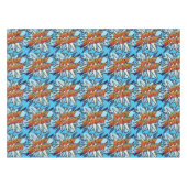 FREUNDLICHES Comic Tischdecke (Vorderseite (Horizontal))