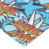 FREUNDLICHES Comic Tischdecke (Schrägansicht)