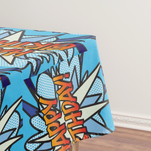 FREUNDLICHES Comic Tischdecke (Beispiel)