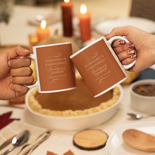 Freundliches Dinner Chic Elegantes Gastgeschenk Kaffeetasse