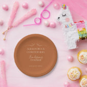 Freundliches Dinner Chic Elegantes Party Pappteller (Party)