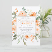 Freundliches Dinner Party Einladung (Stehend Vorderseite)