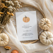 Freundliches Dinner Pumpkin Einladung