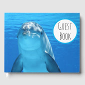 Freundliches Dolphin Blue Sea Gästebuch (Vorderseite)
