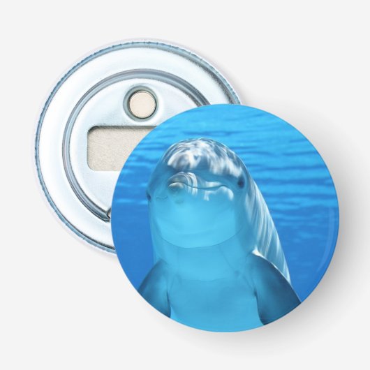 Freundliches Dolphin Foto Flaschenöffner (Vorderseite)