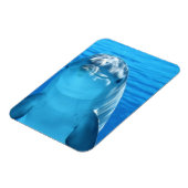 Freundliches Dolphin Foto Magnet (Linke Seite)