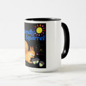 Freundliches Eichhörnchen: Kaffeetasse (VorderseiteRechts)
