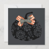 Freundliches Erntedank Abendessen Herbst Florenz Einladung (Rückseite)