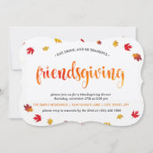 Freundliches Erntedank Einladung (Vorderseite)