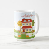 Freundliches Erntedank Kaffeetasse (VorderseiteRechts)