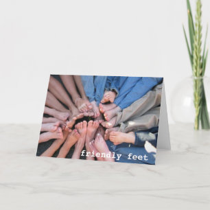 Freundliches Feet Karte