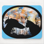 Freundliches Feld Mousepad (Vorne)