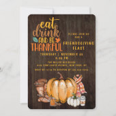 Freundliches Fest Modernes Fall Wasserfarbe Einladung (Vorderseite)