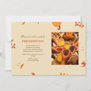 Freundliches Foto Erntedank Einladung