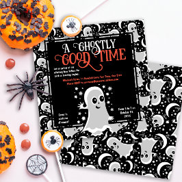 Freundliches Ghosts Halloween-Party oder Spuk Hous Einladung