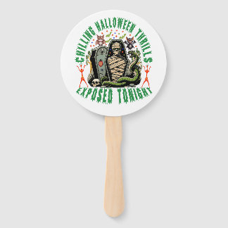 Freundliches Halloween Mummy Art für festliche Dek Fächer