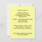 FREUNDLICHES INVITE MIT GEBÜHREN VON PARADISE ~EZ2 EINLADUNG (Rückseite)