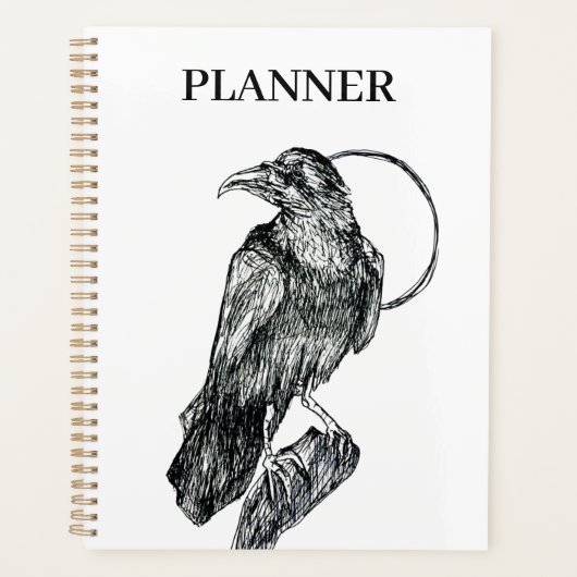 Freundliches Krähenposter Planer (Vorderseite)