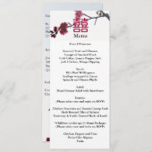 Freundliches Menükarte (Vorne/Hinten)