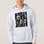 FREUNDLICHES MOVIE-MASHUP-DESIGN FÜR HALLOWEEN HOODIE (Vorderseite)