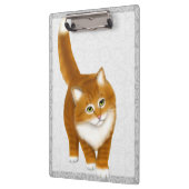 Freundliches orange klemmbrett (Links)