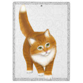 Freundliches orange klemmbrett (Rückseite)