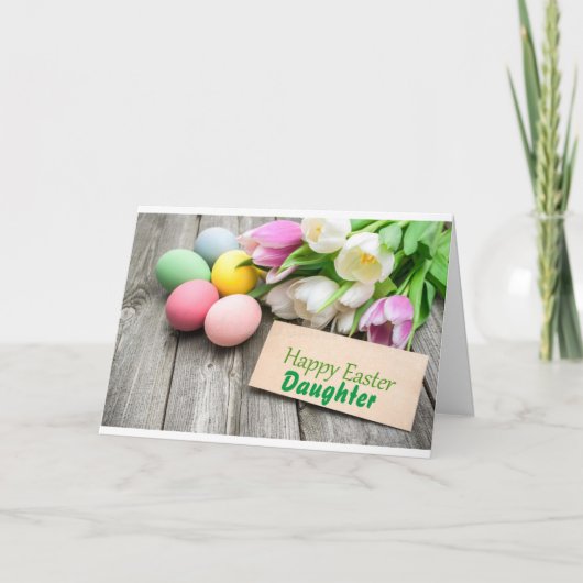 FREUNDLICHES OSTERES **DAUGHTER** HOFFEN, DASS ES KARTE (Vorderseite)