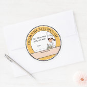 Freundliches Personalisiertes Backsale Pro Labels Runder Aufkleber (Umschlag)