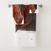 freundliches Pferd Badhandtuch Set (Insitu)