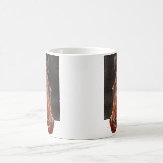 freundliches Pferd Kaffeetasse (Mittel)