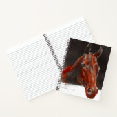 freundliches Pferd Notizblock (Innenseite)