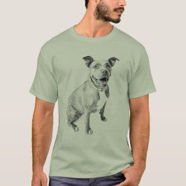 Freundliches Pitbull T-Shirt