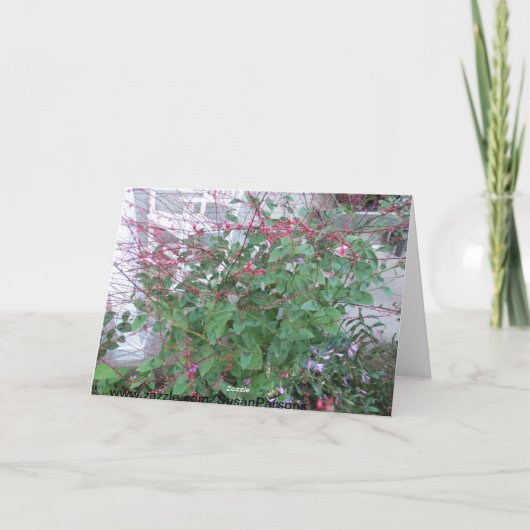 Freundliches Portal, Gastfreundschaft Dankeskarte (Rückseite)