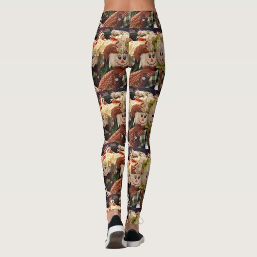 ** FREUNDLICHES SKARECROW.** FRAUEN LEGGINGS (Rückseite)