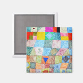 Freundliches Spiel, Paul Klee Magnet (Vorderseite/Rückseite)