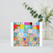 Freundliches Spiel, Paul Klee Postkarte (Stehend Vorderseite)