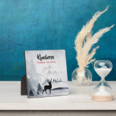 Freundliches Sprichwort mit majestätischer Wasserf Fotoplatte (InSitu)