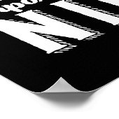 Freundliches Zitat Es ist wichtiger, nett zu sein Poster (Ecke)